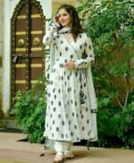 Premium Quality Cotton Embroidery Worked Printed - Image 2